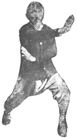 Posture 15, paume qui presse et frappe