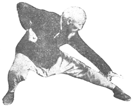 Posture 21, paume qui coupe en posture couchée
