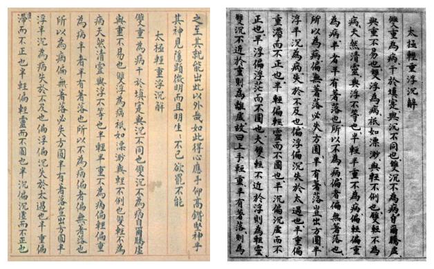 Page du manuscrit Taiji fa shuo — page 22