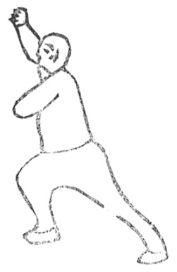 Dessin 33 — n° 37 左右披身伏虎, seconde figure