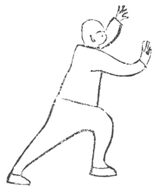 Dessin 40 — n° 50 玉女穿梭, troisième figure