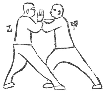 Figure 5 : B roule, A presse