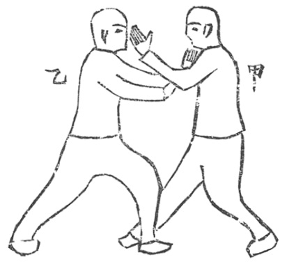 Figure 7 : B pousse, A roule de nouveau