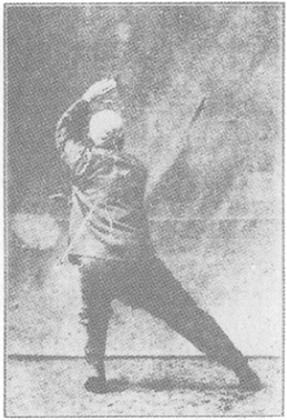Planche de l&rsquo;édition de 1933 : Chen Weiming, figure 101 — « avancer et planter le poing »