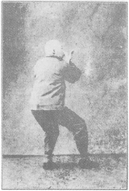 Planche de l&rsquo;édition de 1933 : Chen Weiming, figure 110 — « se couvrir le corps et dompter le tigre », à droite