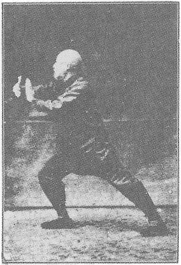 Planche de l&rsquo;édition de 1933 : Chen Weiming, figure 8 — « saisir la queue du moineau », le ji (擠, presser)