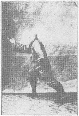 Planche de l&rsquo;édition de 1933 : Chen Weiming, figure 138 — « le cheval sauvage secoue sa crinière », les mains se rejoignent