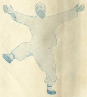 Figure 29 — Coup de pied séparé à droite (1929)