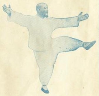 Figure 31 — Coup de pied séparé à gauche (1929)