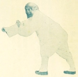 Figure 49 — Brosser le genou et frapper du poing vers l&rsquo;entrejambe (1929)