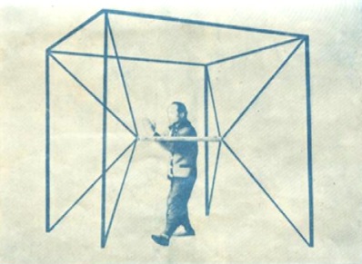 Deuxième posture d&rsquo;utilisation du bâton de taiji (1929)