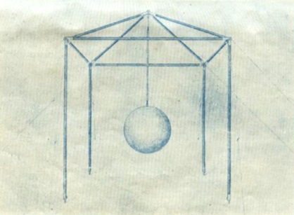 Le ballon de poussée des mains (太極球圖), photographie de l&rsquo;album de 1929