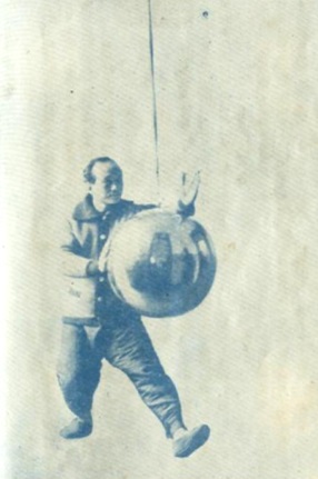 Deuxième posture d&rsquo;utilisation du ballon de taiji (1929)