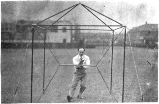 Exercice de la main sur le bâton de poussée des mains (Taiji cao, 1931)