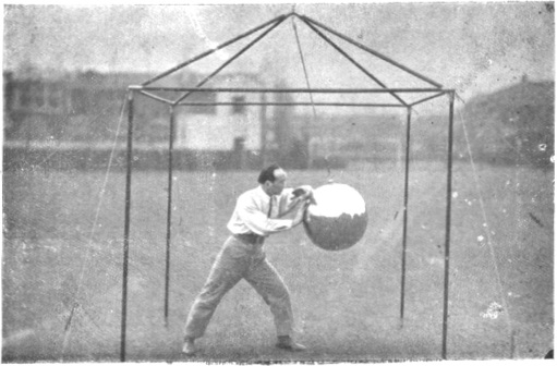 Exercice du ballon de poussée des mains (Taiji cao, 1931)