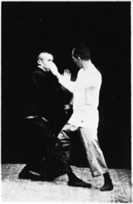 Poussée des mains : technique de cueillette 採, photographie du cahier de 1929