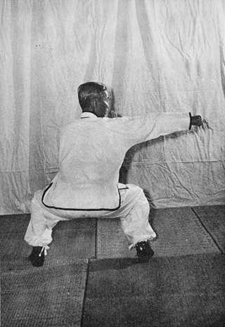 Posture 31 : position du cheval, poing de complément droit — photographie de l&rsquo;édition de 1972
