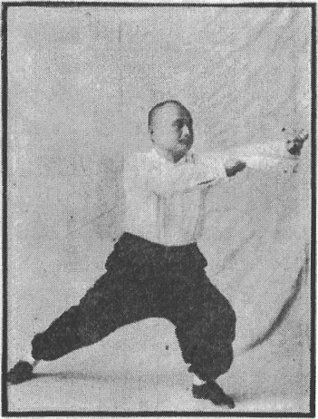 Figure 33 du « Tantui jiangyi » (1935) — le poing des sept étoiles à gauche (第三十三圖\u3000左七星捶)