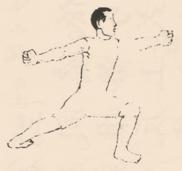 Figure de la ligne 1, fin de la série — dessin de Xu Beihong, édition de 1917
