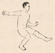 Fin de la ligne 1, figure — dessin de Xu Beihong, édition de 1917