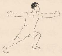 Figure de la ligne 1, mouvement 1.4 — dessin de Xu Beihong, édition de 1917