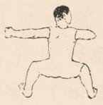 Figure de la ligne 1, mouvements 3.1–3.5 — dessin de Xu Beihong, édition de 1917