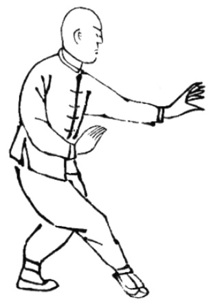 Dessin du retournement du poing qui effondre