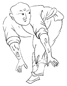 Troisième posture : saisir la lune au fond de la mer