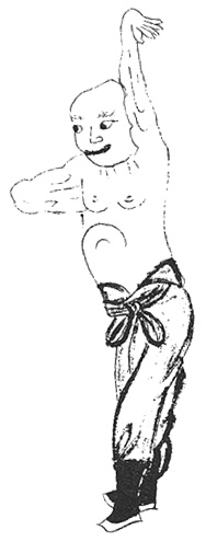 Première posture : soulever le chaudron d&rsquo;une main