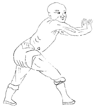 Deuxième posture : pousser le mont Taihang