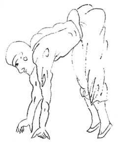 Deuxième posture : les quatre piliers dressés