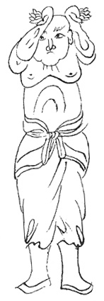 Troisième posture : porter le soleil et la lune
