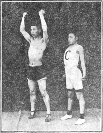 Figure 13 : quatrième posture de la deuxième partie, première partie du mouvement, édition de 1917 (第十三圖)