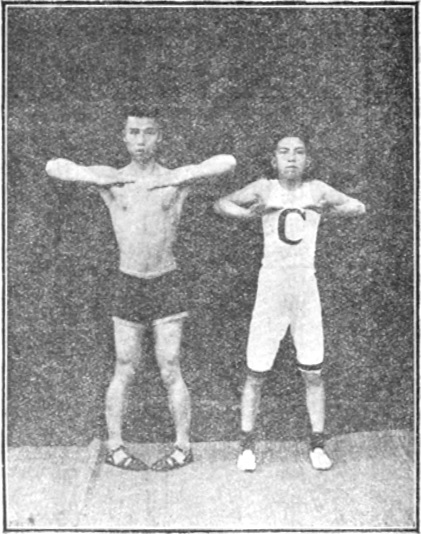 Figure 15 : cinquième posture de la deuxième partie, édition de 1917 (第十五圖)