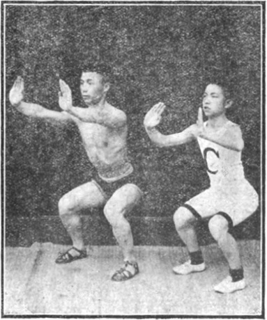 Figure 19 : première posture de la troisième partie, édition de 1917 (第十九圖)