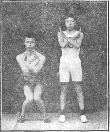 Figure 24 : sixième posture de la troisième partie, édition de 1917 (第二十四圖)