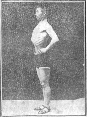 Figure de la posture respiratoire tirée de l&rsquo;édition de 1917 (呼吸姿勢圖)