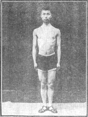Figure 1 : la posture préparatoire de l&rsquo;édition de 1917 (預備姿勢)