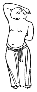 Figure originale n° 7 de 1917 : Neuf démons dégainent les sabres à décapiter les chevaux (九鬼拔馬刀勢)