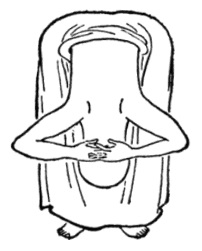 Figure originale n° 11 de 1917 : L&rsquo;inclination profonde (打躬勢)