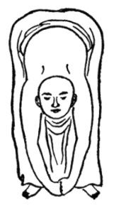 Figure originale n° 12 de 1917 : Remuer la queue (掉尾勢)