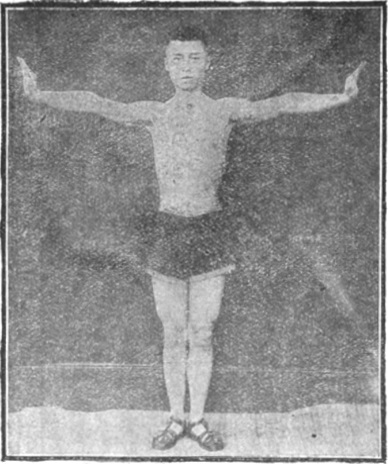 Figure 2 : les paumes s’écartent à gauche et à droite, édition de 1917